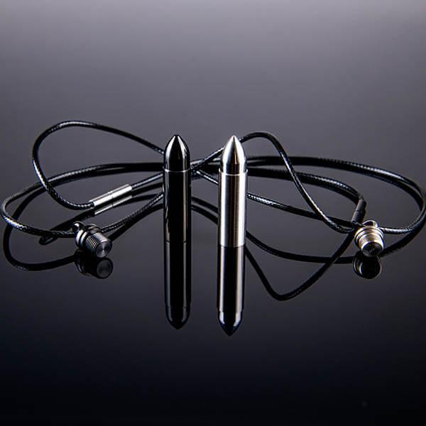 Stainless Steel Pendant Bullet Silver Shop Zak Code